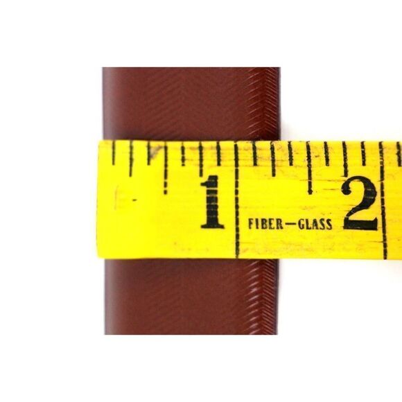 Cole Haan TEXTURED BROWN GENUINE LEATHER 1.25"Wd CASUAL DRESS MEN'S BELT 44 (X31 - Picture 9 of 13